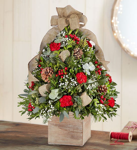 Cozy Cabin™ Holiday Flower Tree