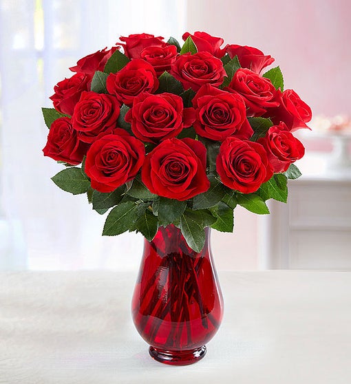 Red Rose Bouquet, 18 Stems Flower Bouquet