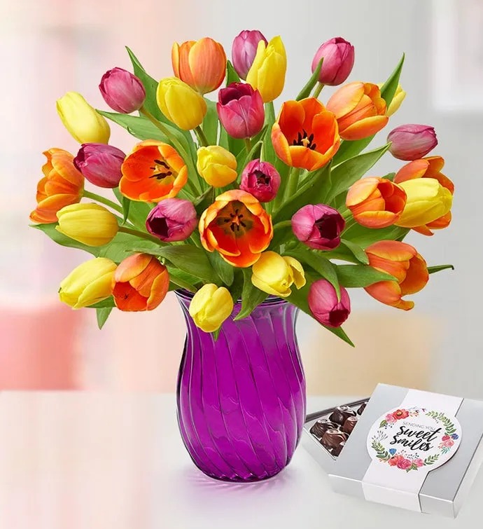  
Mother's Day Radiant Tulips