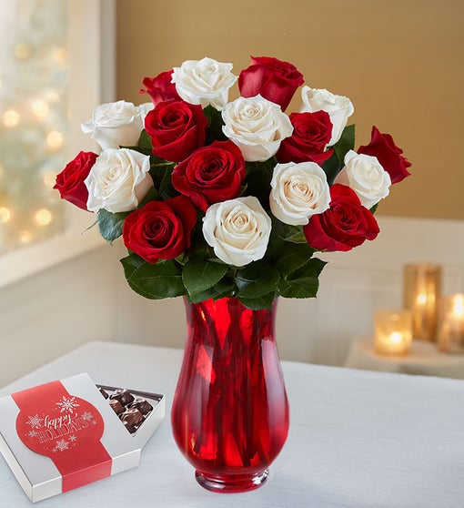 Peppermint Roses Flower Bouquet
