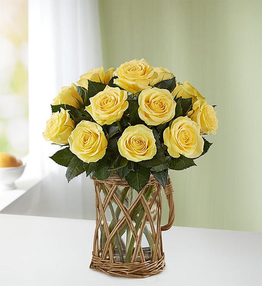 Yellow Roses, 12-24 Stems
 Flower Bouquet