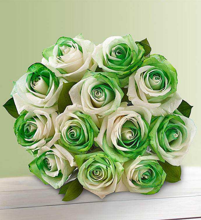 St. Patrick’s Day Roses
 Flower Bouquet