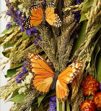 Preserved Butterfly Wreath - 22"

