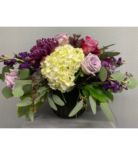 Modern Purple Passion Flower Bouquet