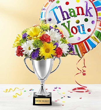 Trophy Bouquet™ Thank You Flower Bouquet