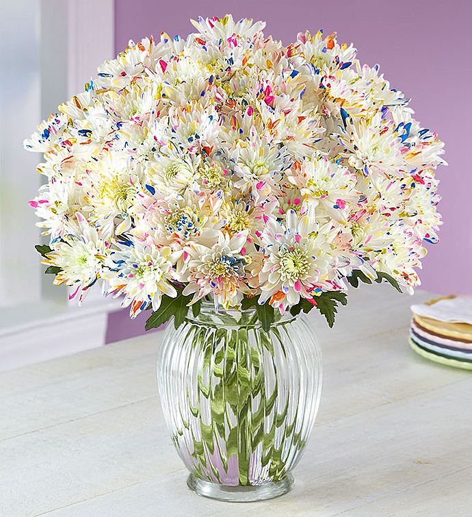 Confetti Mums
 Flower Bouquet