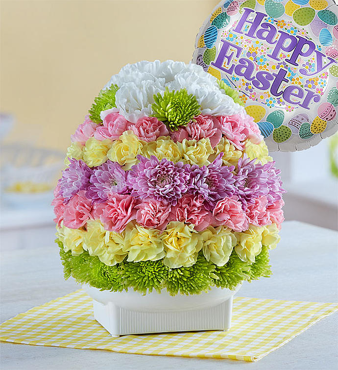 Easter Egg of Blooms
 Flower Bouquet