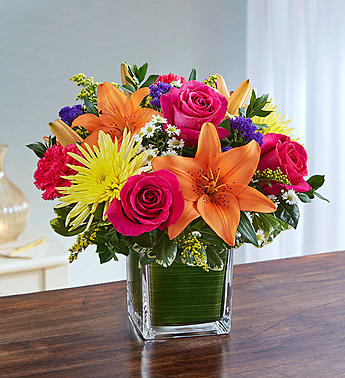 Healing Tears™ Multicolor Bright Flower Bouquet