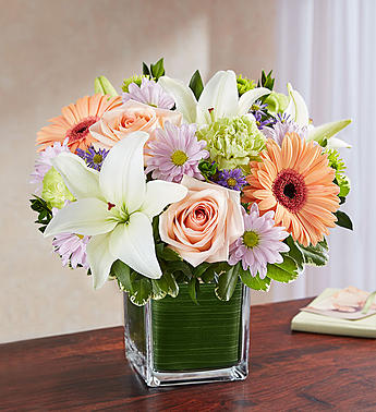 Healing Tears™ Multicolor Pastel Flower Bouquet