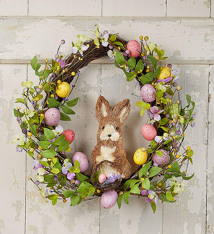 Keepsake Springtime Bunny Wreath
