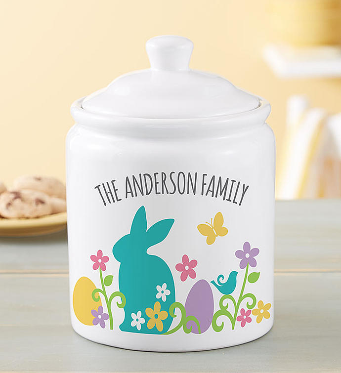 Personalized Easter Cookie Jar & Cheryl’s Cookies
