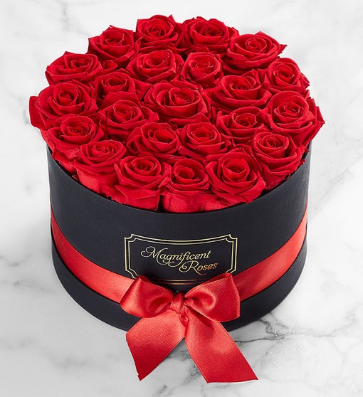 Magnificent Roses™ Preserved Red Roses
 Flower Bouquet
