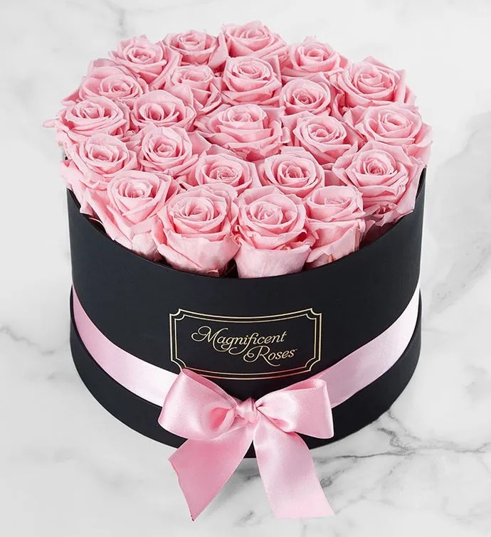 Magnificent Roses™ Preserved Pink Roses