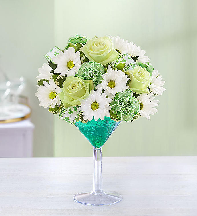 Green Dublin Cocktail
 Flower Bouquet