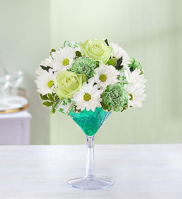 Green Dublin Cocktail
 Flower Bouquet