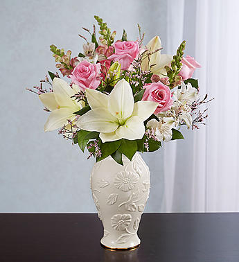 Loving Blooms™ Lenox® Pink & White