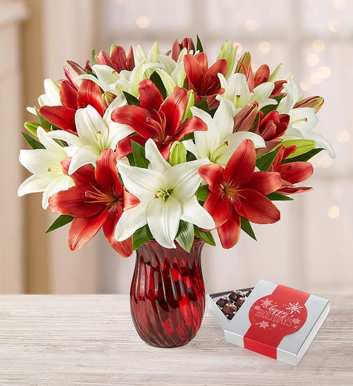 Holiday Lily Bouquet