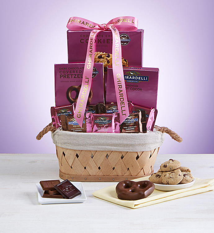 Ghirardelli Chocolates Gift Basket
