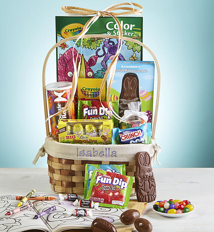 Eggceptional Personalized Easter Basket
