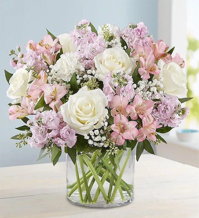 Elegant Blush - Pastel Bouquet Flower Bouquet