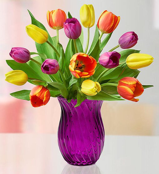 Assorted Tulips Flower Bouquet