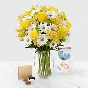 Sunny Sentiments™ Bouquet & Gift Set
