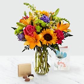 Best Day™ Bouquet & Gift Set
