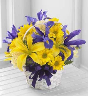 The Spirit of Spring™ Basket - BASKET INCLUDED Flower Bouquet