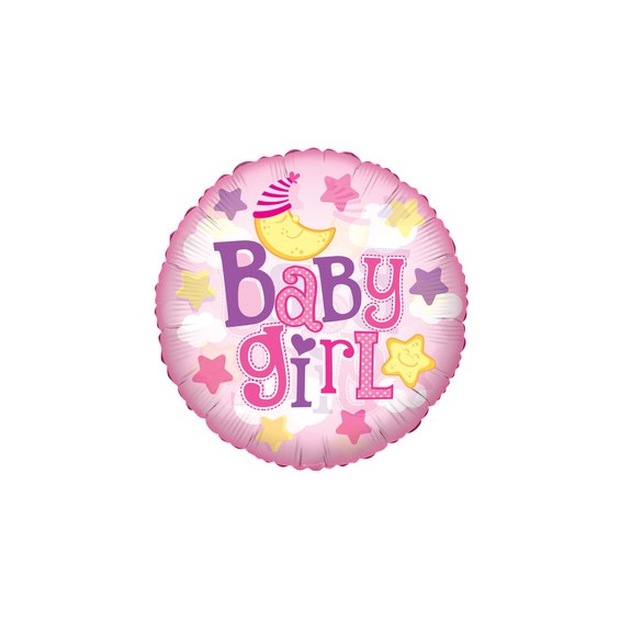 Baby Girl Mylar Balloon