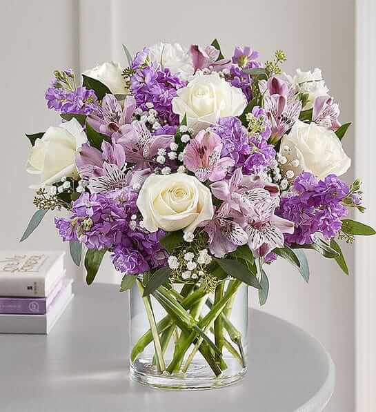 Lovely Lavender Medley Flower Bouquet