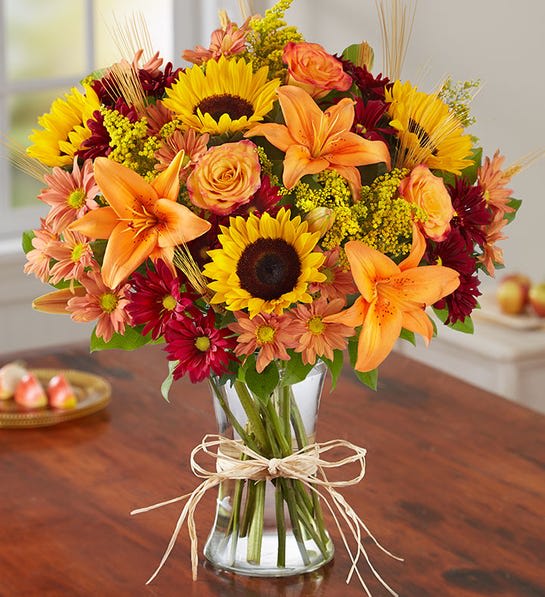 Large Fields Of Europe For Fall Flower Bouquet
