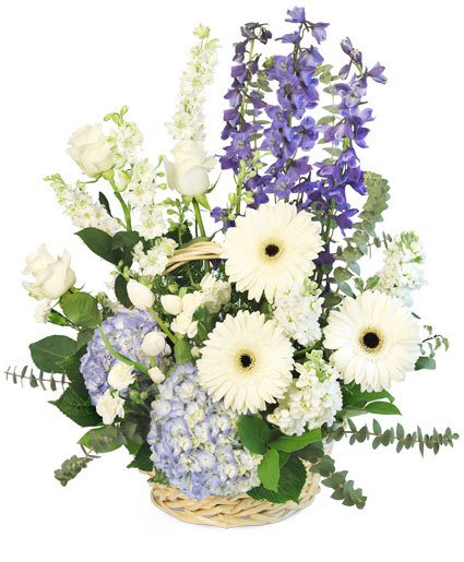 Blue Bundles of Joy Flower Bouquet