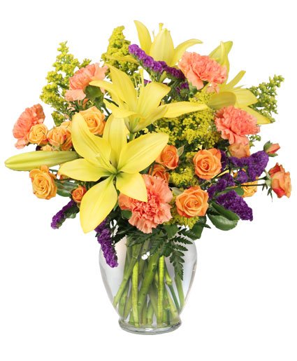 Bursting With Glee Flower Bouquet