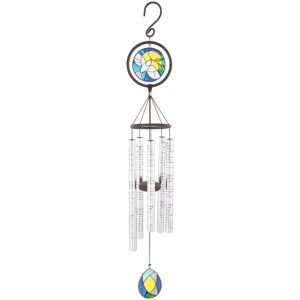 35" Amazing Grace Stained Glass Sonnet Windchime