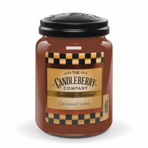 Candleberry Cinnaswirl Latte Jar Candle