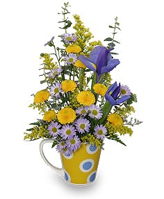 Cup O Cheer Flower Bouquet