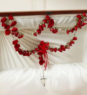 LARGE ROSARY Flower Bouquet