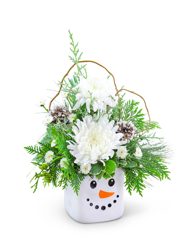 All that Glitters Frosty Keepsake Flower Bouquet