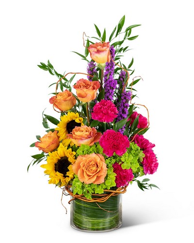 Treasured Memories Vase Flower Bouquet