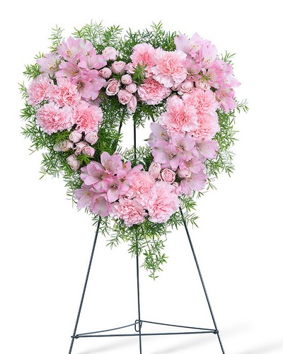 Forever Adored Standing Heart Flower Bouquet