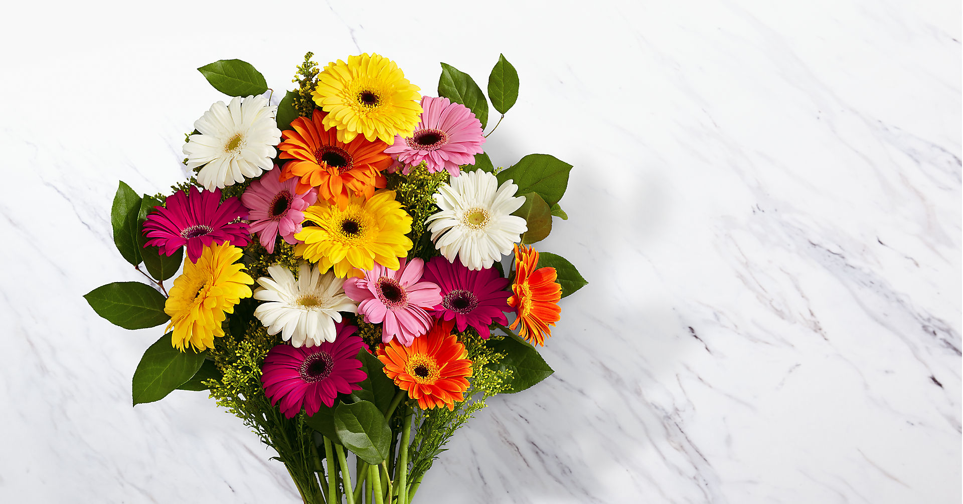 colorful daisies bouquet