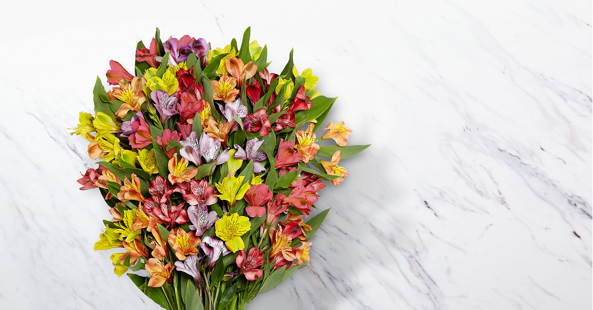 Rainbow Discovery Peruvian Lily Bouquet