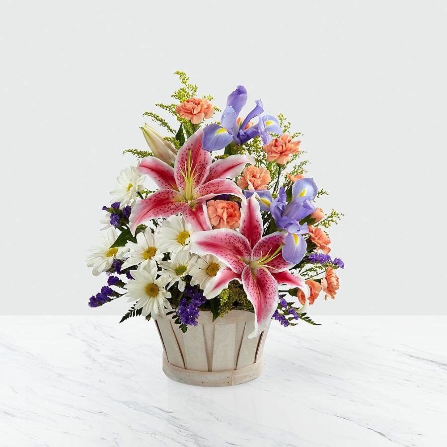 The Wondrous Nature Bouquet Basket Included