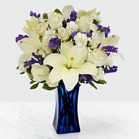 Beyond Blue Bouquet - Vase Included