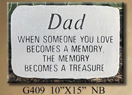 Stepping stone "Dad when someone you love becomes a memory"