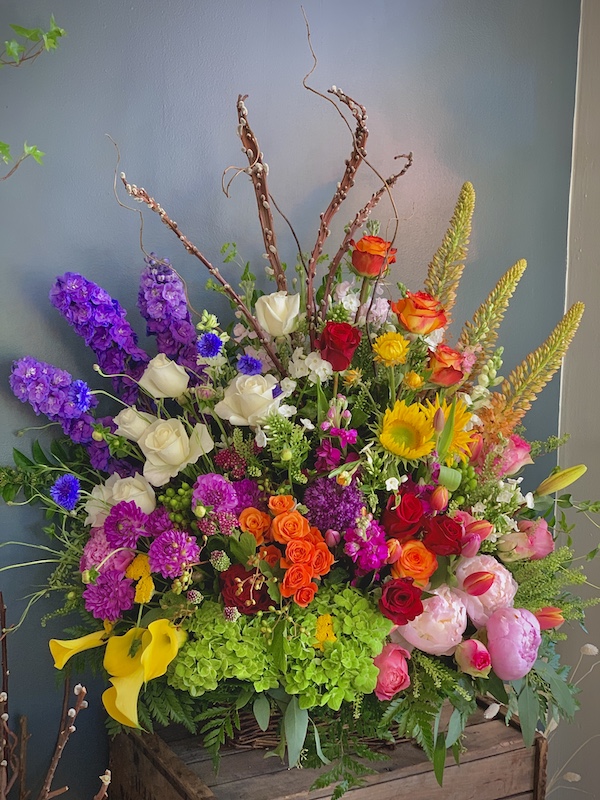 VIBRANT FLORAL EXPRESSION Flower Delivery West Roxbury Massachusetts - The Centerpiece Flower Shop