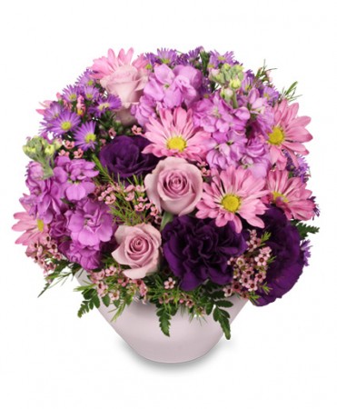 Lavender Garden Flower Bouquet