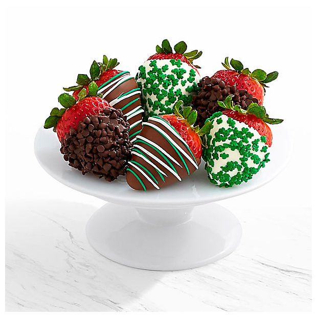 Gourmet Dipped St. Patrick's Day Strawberries