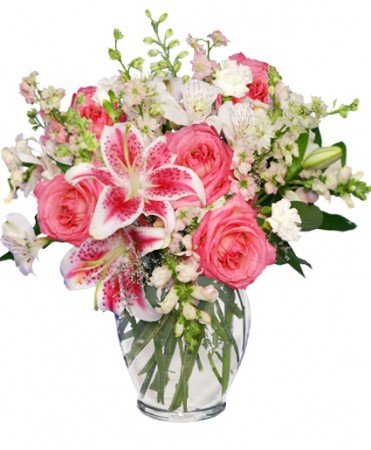 Pink White Dreams Flower Bouquet
