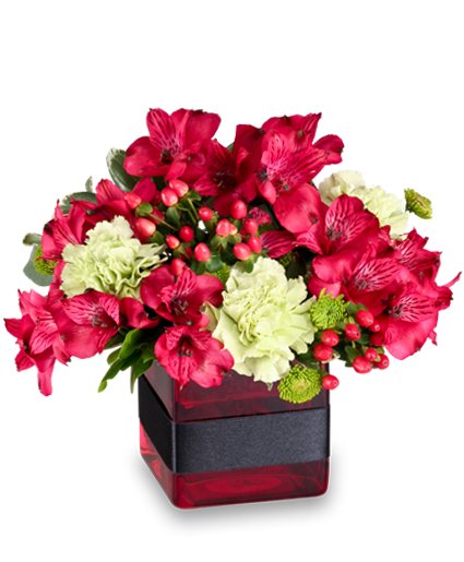 Resplendent Red Flower Bouquet